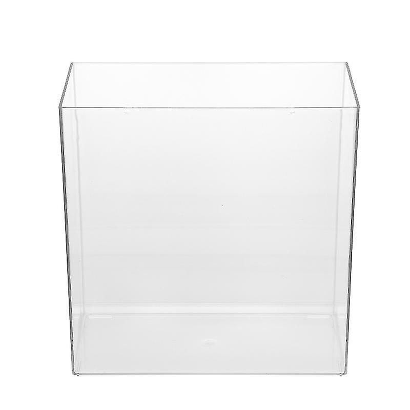 30X30x16cm Wrapping Paper Transparent Flower Bucket Cuboid Acrylic Bucket Household Sundr