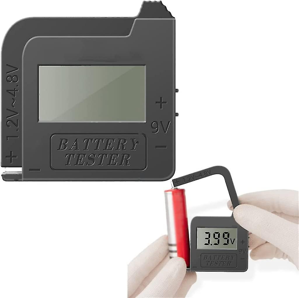 Lithium Battery Tester Portable Digital Screen Display Battery Volt