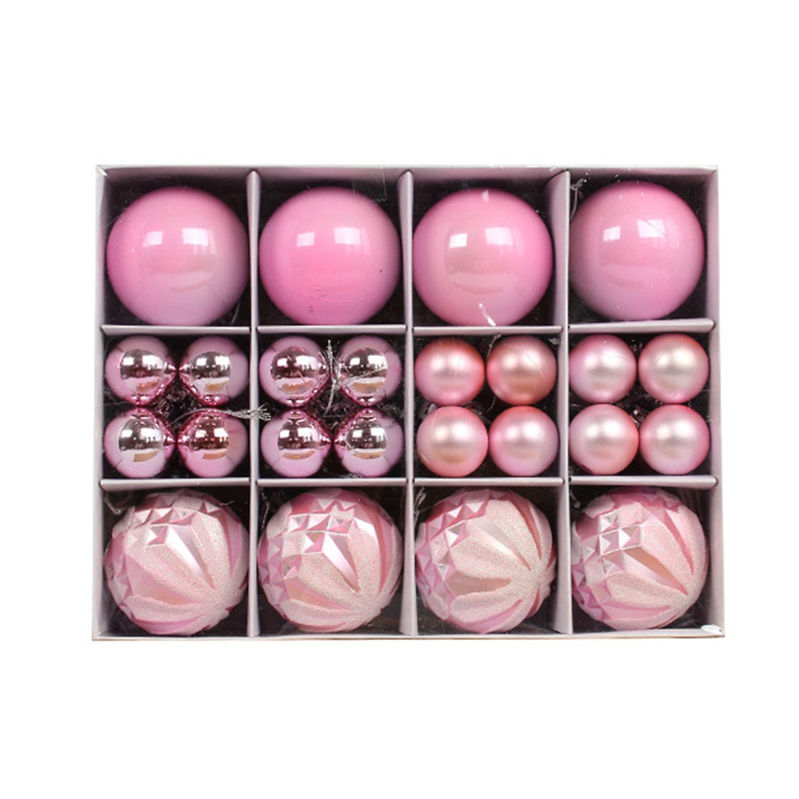 40pcs Weihnachtskugeln Geschenkbox-Set Bunte festliche Weihnachtskugeln