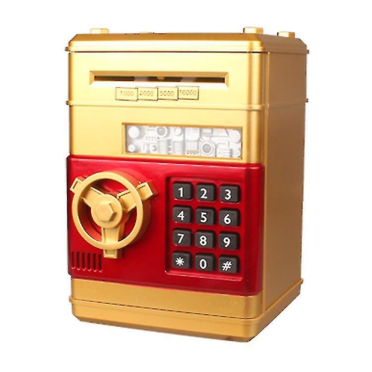 صندوق نقود عالي الجودة للأطفال من عمر 3 إلى 12 عامًا، خزنة نقود إلكترونية للأطفال، حصالة نقود، خزنة نقود بكلمة مرور