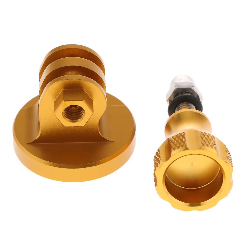 1/4" Camera Tripod Mount Adapter for for  Hero 7 6 5 4 3+ 3 2018 Gold