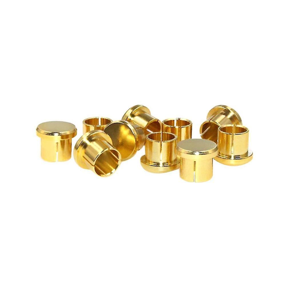 8pcs Gold Plated Rca Protection Cap Plug Short-circuit Socket Phono Connector Shielding Plug Socket
