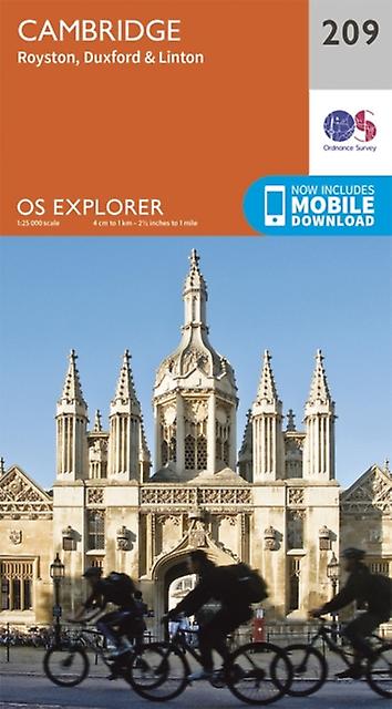 Cambridge Royston Duxford Linton by Ordnance Survey Paperback Book