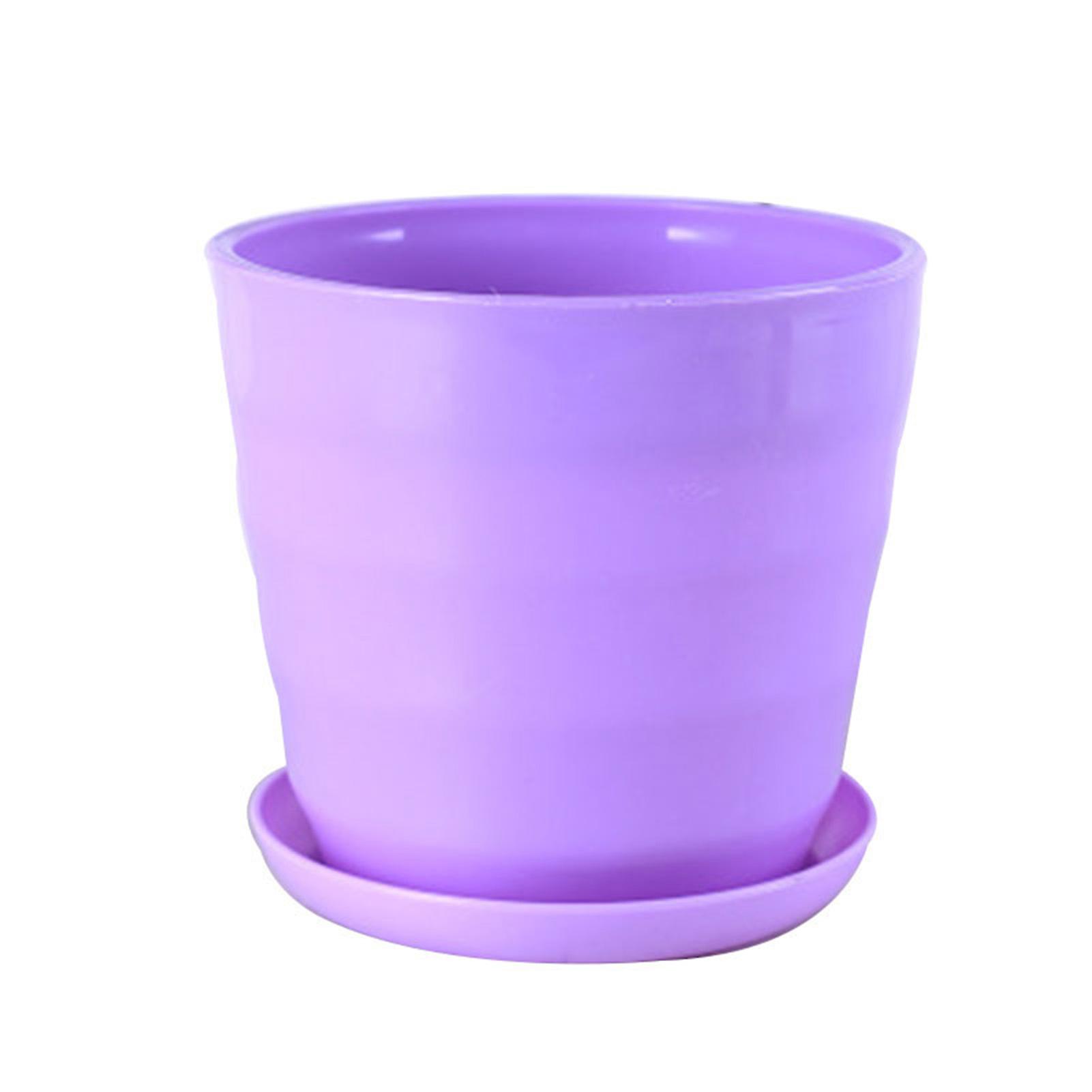 Small Succulent Plant Pot With Tray Flowerpots With Drainage And Ventilation For Friend Housewarming Gift