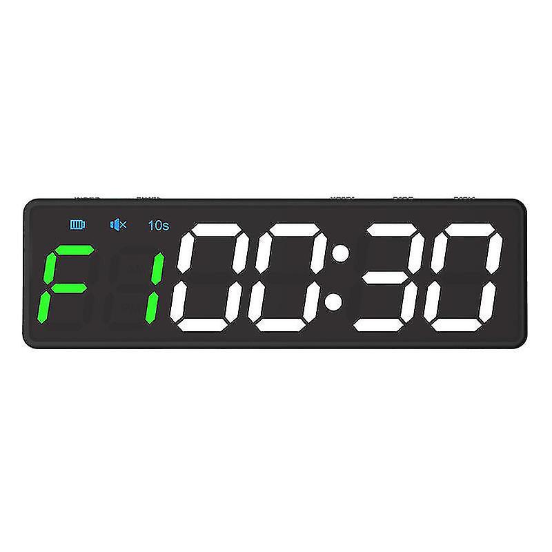 Led Interval Timer Count Down/up Clock Stopwatch With Remote For Home Gym Fitness