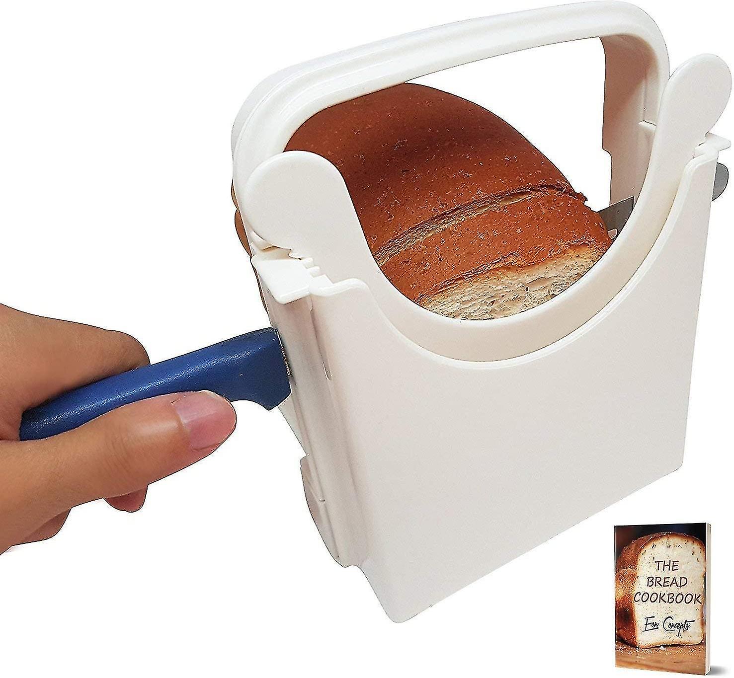 Bread Slicer, Suitable For Homemade Bread, Foldable And Adjustable Bread Slicer, 5 Thicknesses Can B