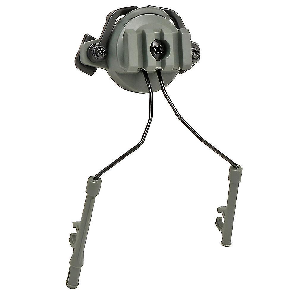 Rotary Tactical Helmet Adapter Set Paintball Headset Holder Headphone Accessory For 19-21mm Guide Ra