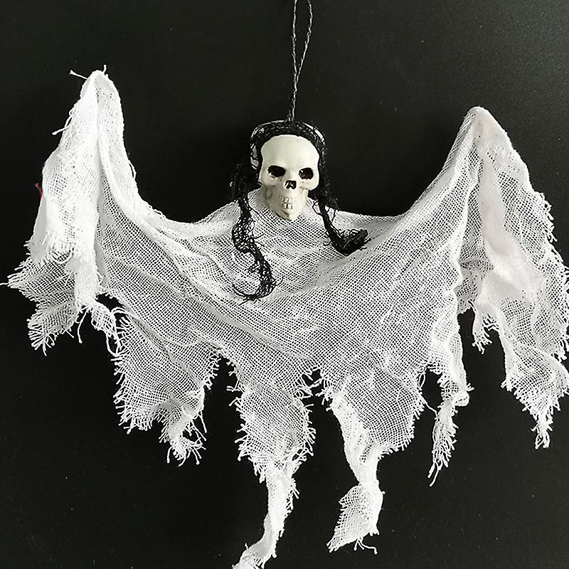 Halloween Hanging Skull Head Ghost Haunted House Escape Horror Props Ornament Halloween Party Decorations For Home Terror Scary