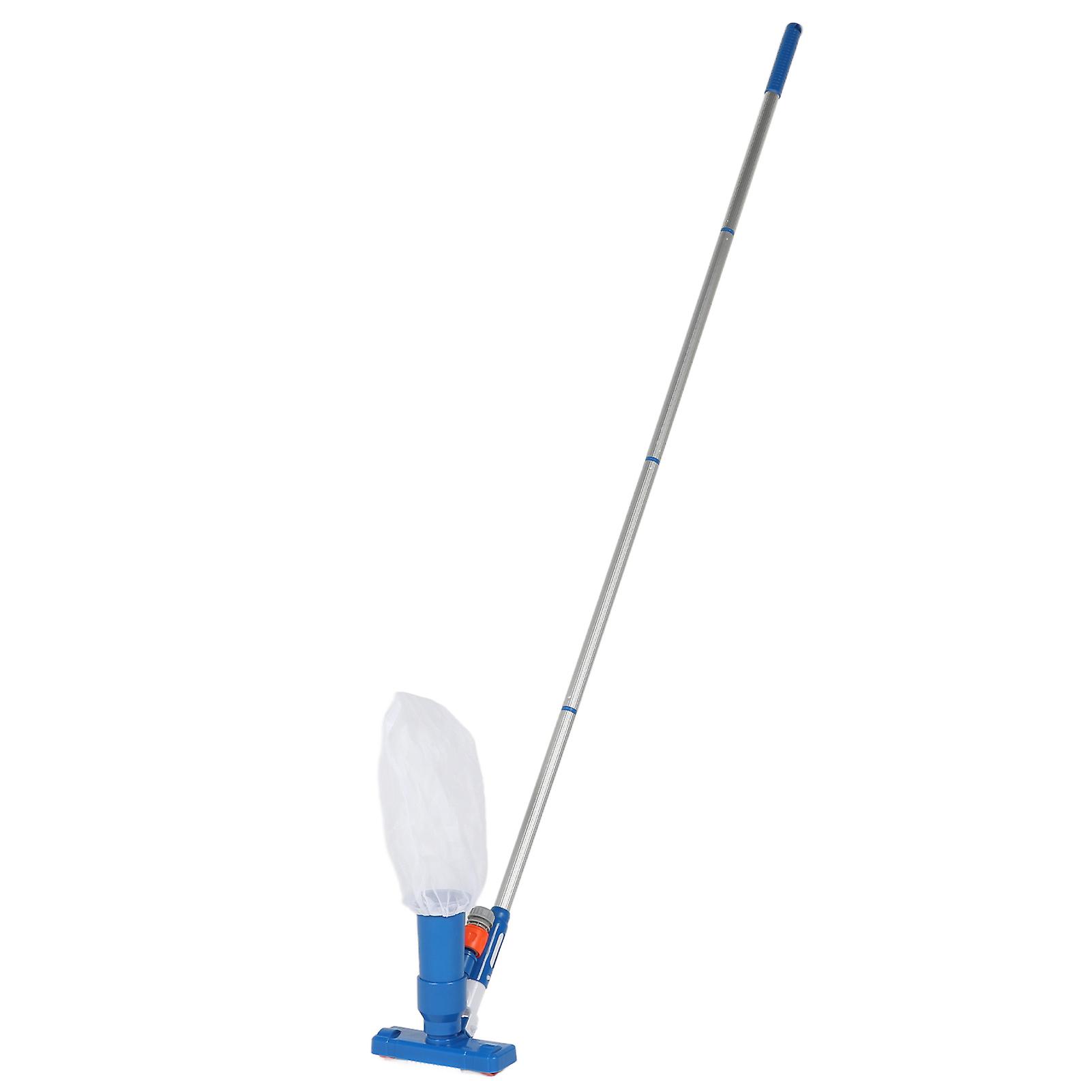 Portable Pool Vacuum Jet with 4 Section Poles Underwater Cleaner Set for Hot Tub Pond Fountain EU Plug