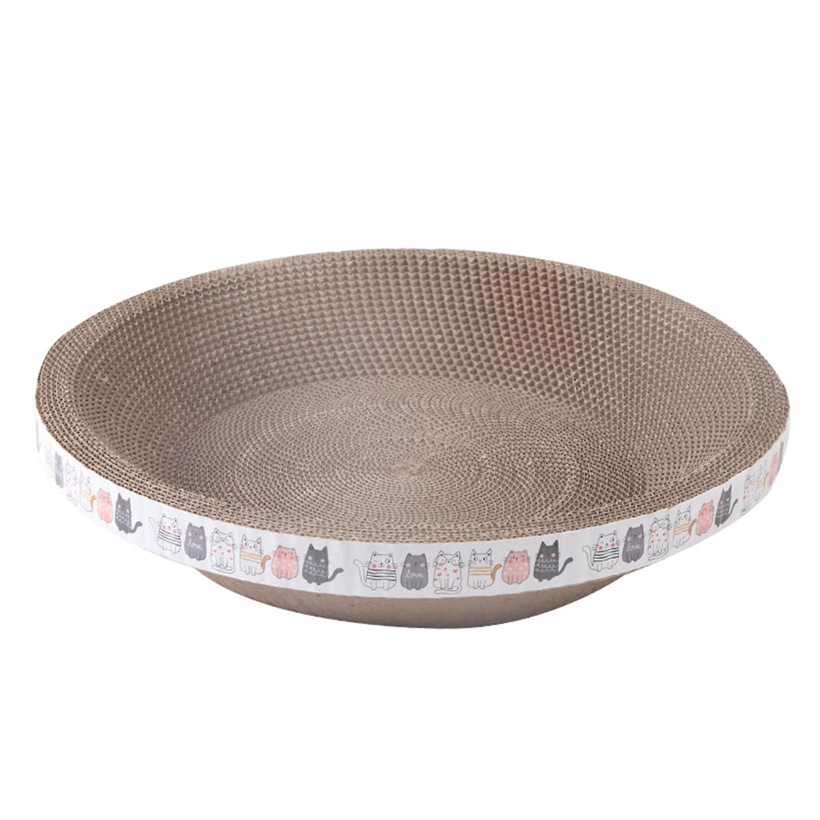 Bowl Shape Cat Scratching Board Relief Pet's Stress Scratching Bowl Toy for Cat's Plaything