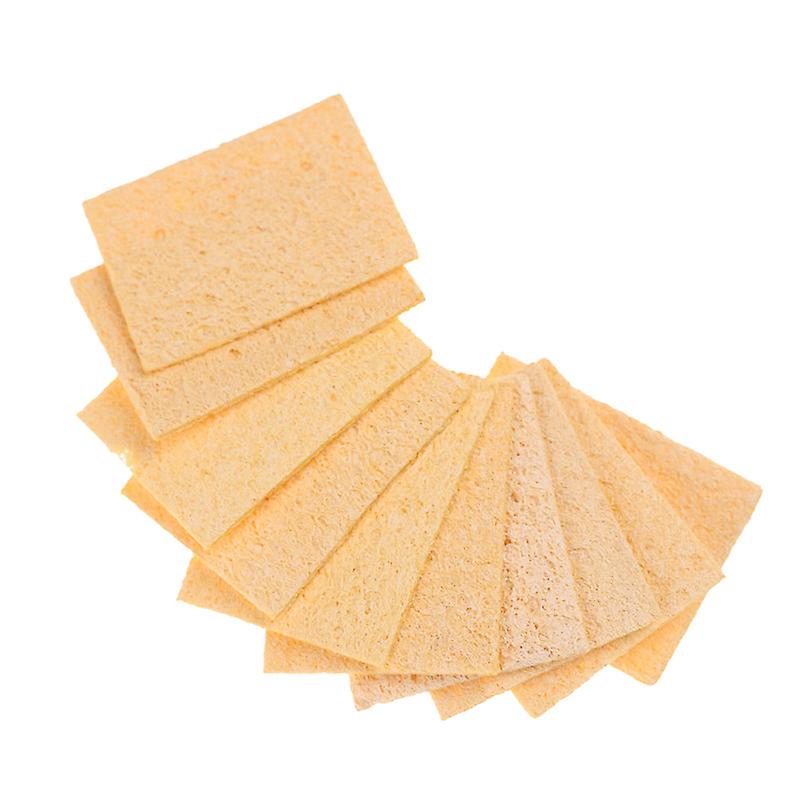 10pcs Soldering Iron Tip Welding Cleaning Cleaner Sponge 35*50mm