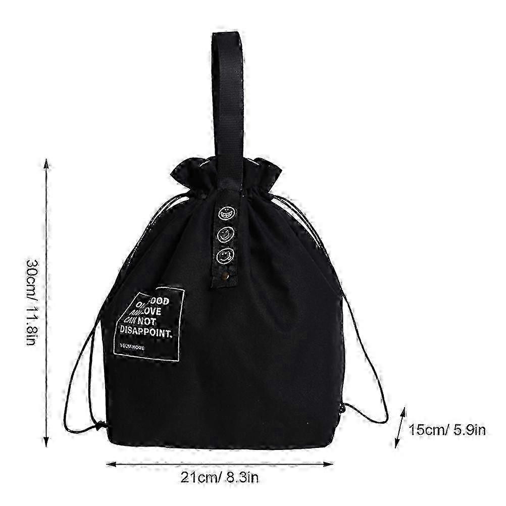Thermal Bag Simple Drawstring Thermal Cooler Bag for Outdoor Camping Picnic School Work