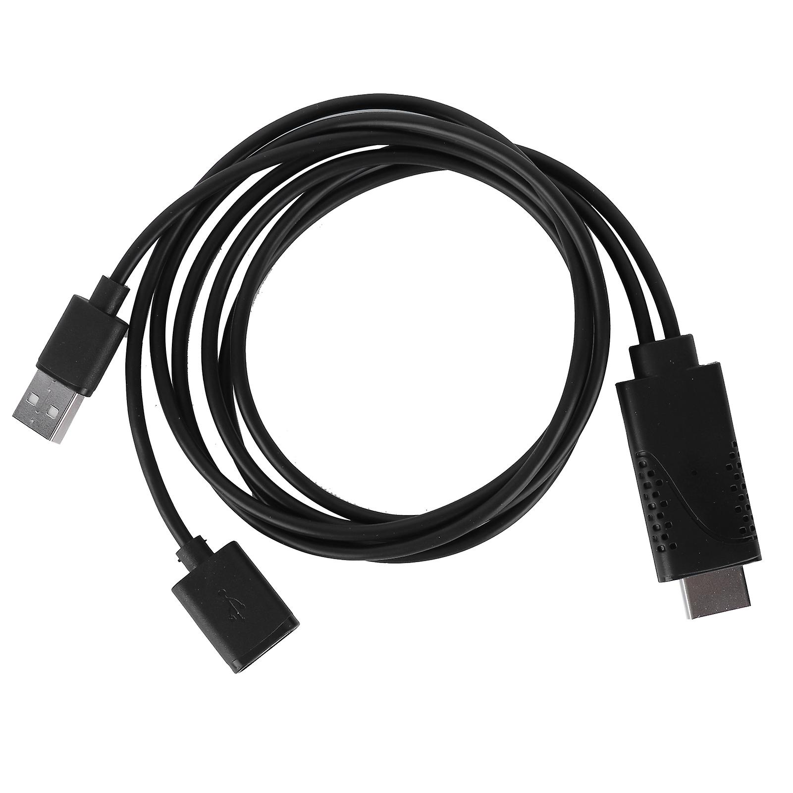 1080P HD USB HDTV Cable for iOS/Android Smartphones - Mirroring & Charging