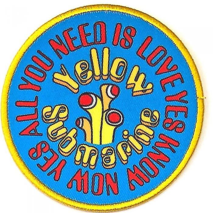 Les Beatles jaune sous-marin AYNIL cercle Patch
