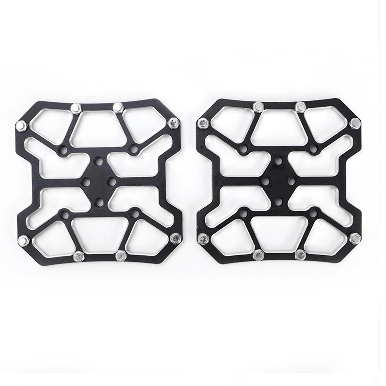 Premium Clipless Pedal To Platform Adapters 1 Pair Aluminum Alloy Bike Pedal Platform for Bicycle