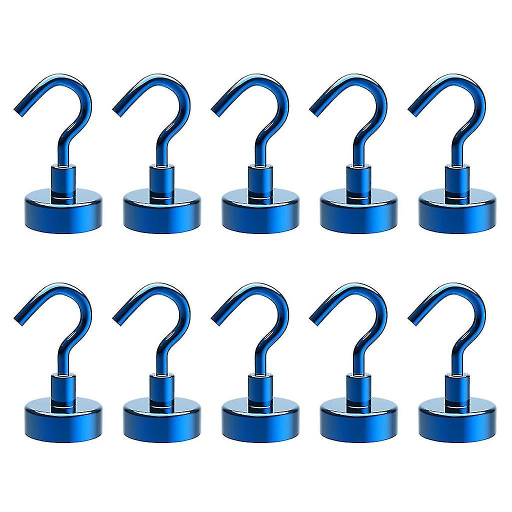 10 حزمة السنانير المغناطيسية للمنزل المطبخ مكان العمل مكتب المرآب الثقيلة