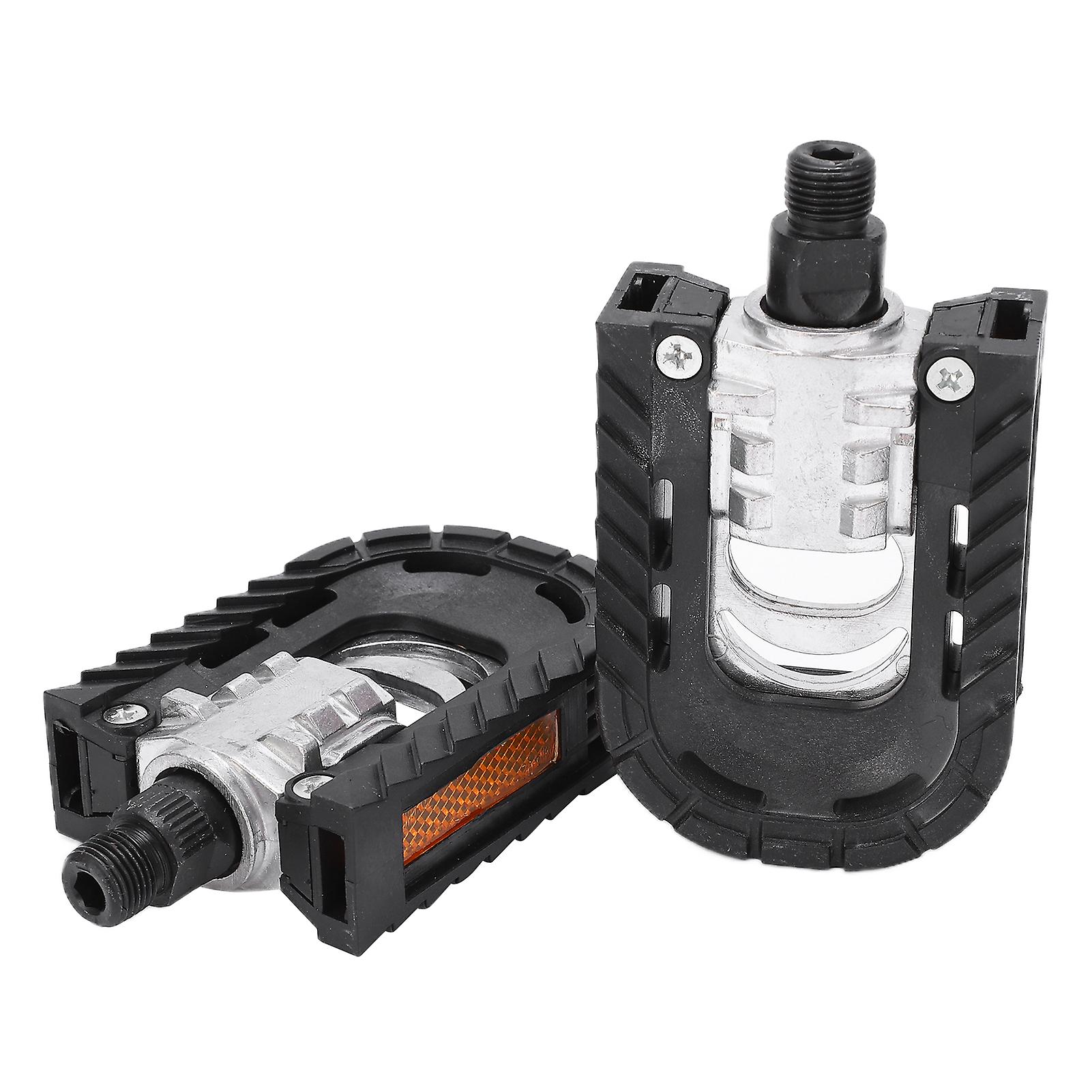 Aluminum Alloy Folding Flat Mountain Bike Pedals for Cycling