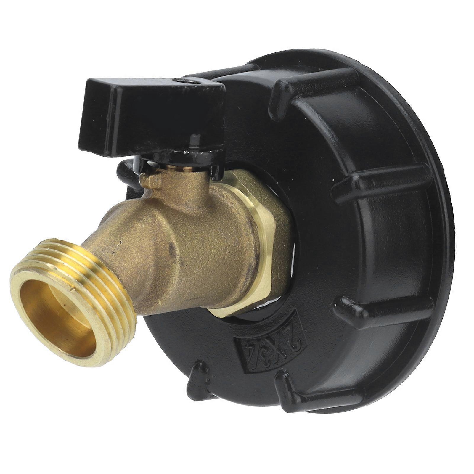 IBC Tote Tank Adapter with 60mm Brass Tap Valve G3/4 Thread