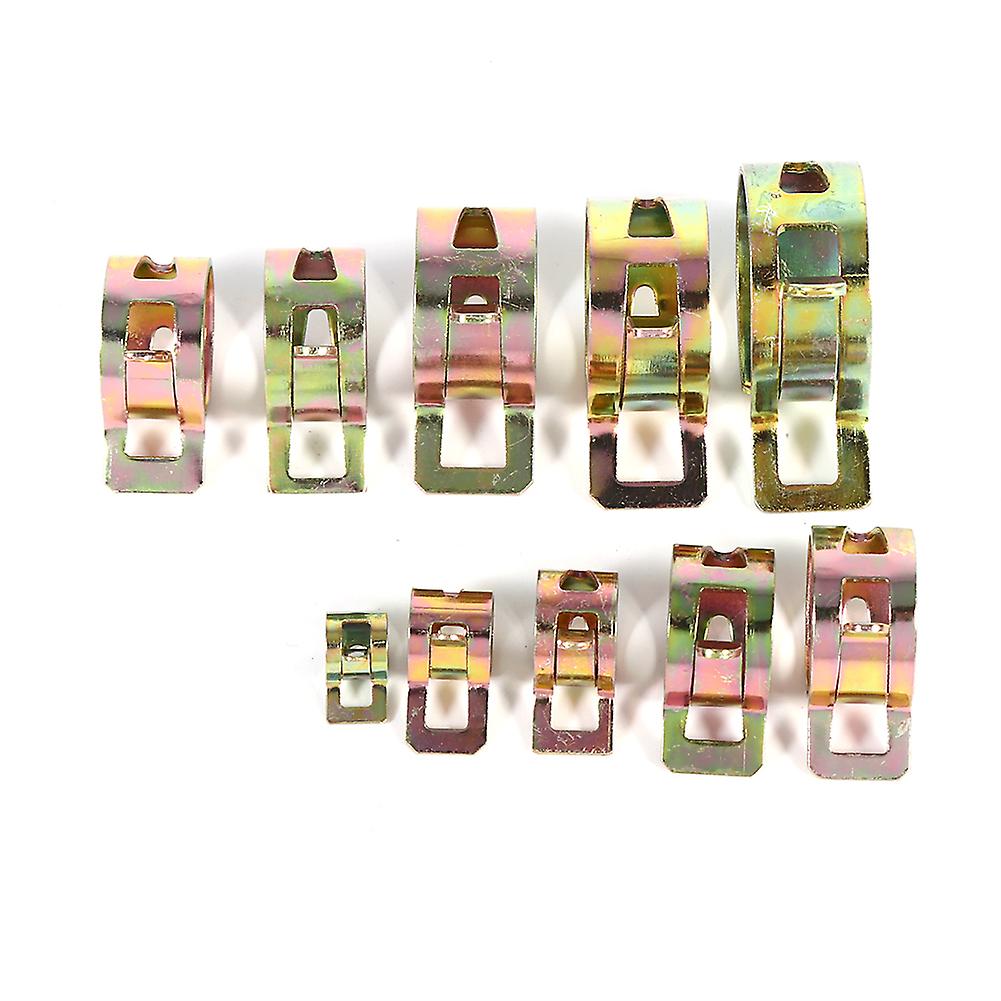 100 Pcs 10 Sizes Automotive Hose Clips Spring Clips