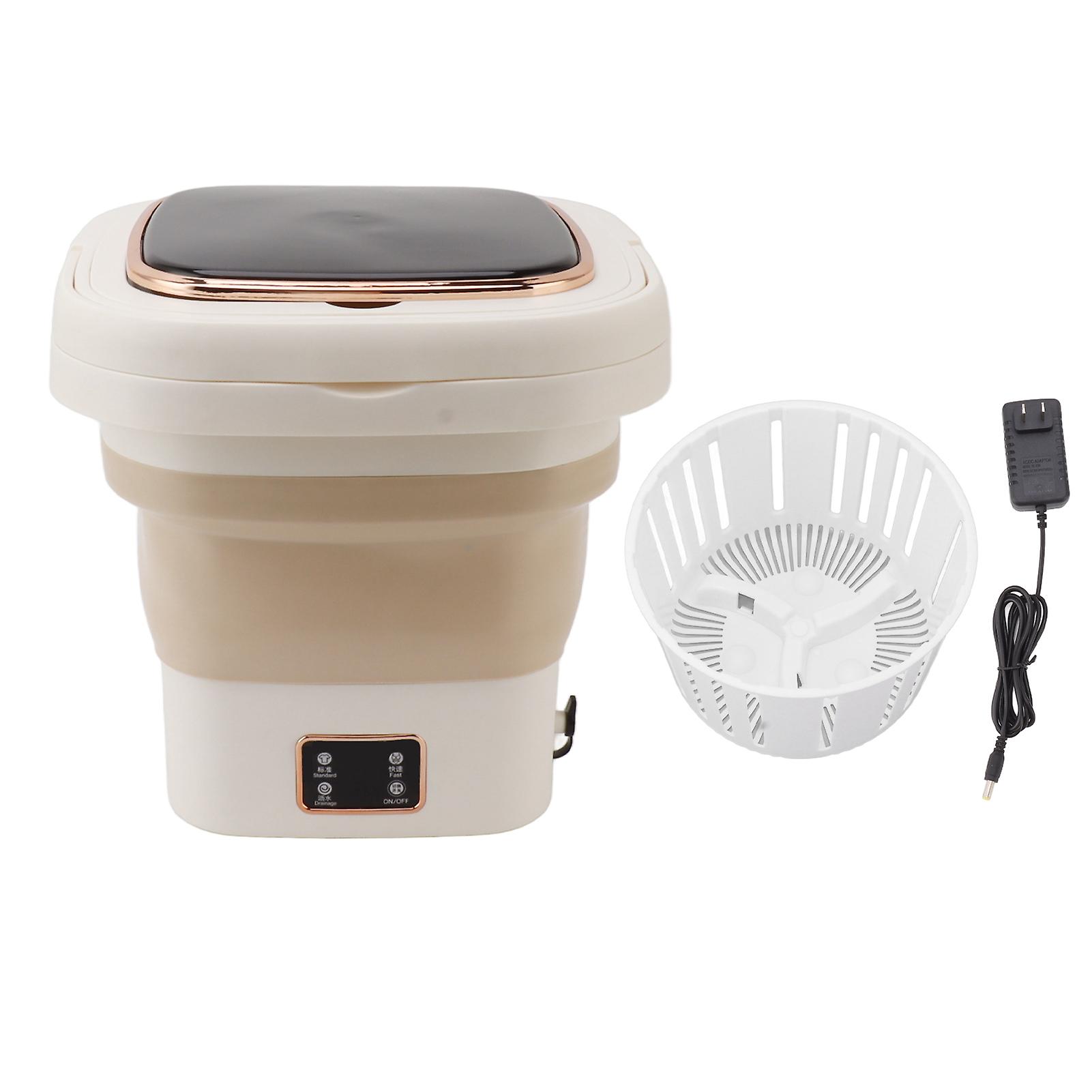 Machine à laver portable 9 L, petit seau pliable et automatique, pour dortoirs, voyages d'affaires