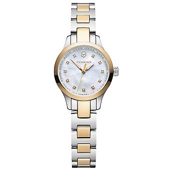 Victorinox alliance Women's Analog Quartz Watch with Stainless Steel Bracelet V241877