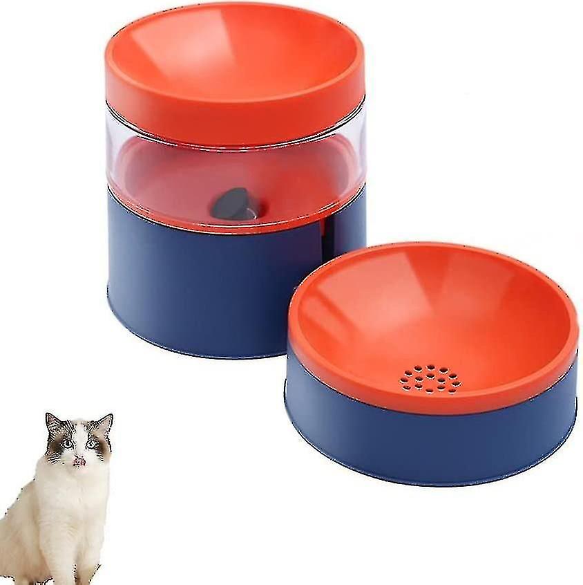 2-in-1 Automatic Cat Food and Water Dispenser Set