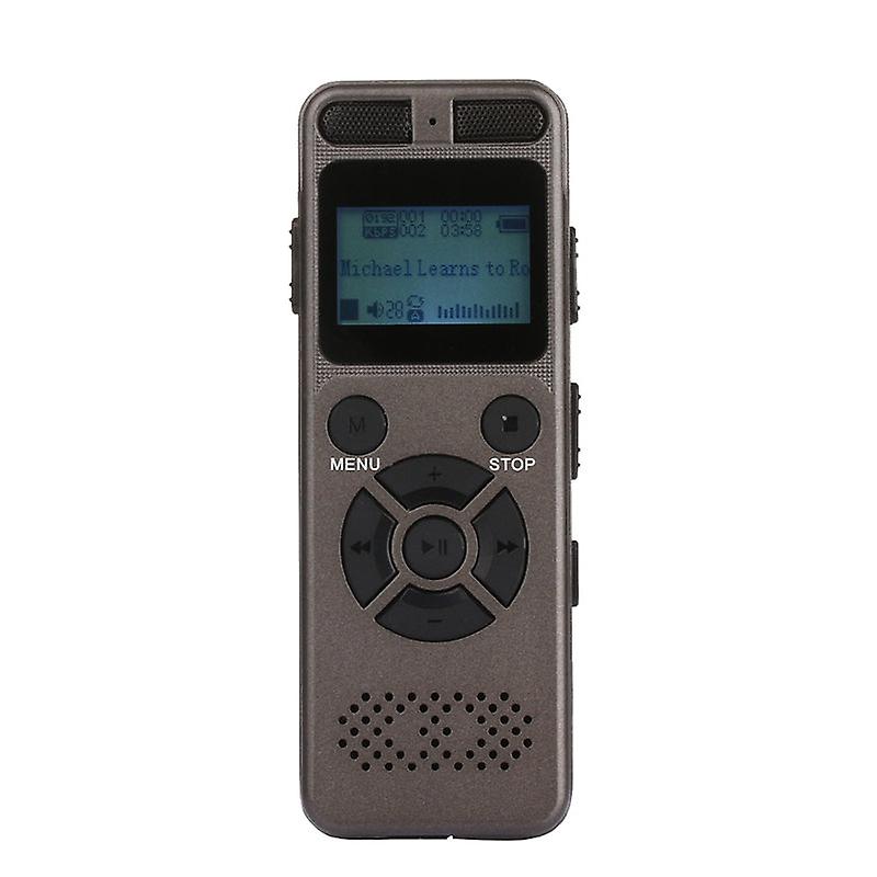 16Gb Voice Recorder Usb Business Portable Digital Audio Recorder With Mp3 Player Support Multi-language Tf Card