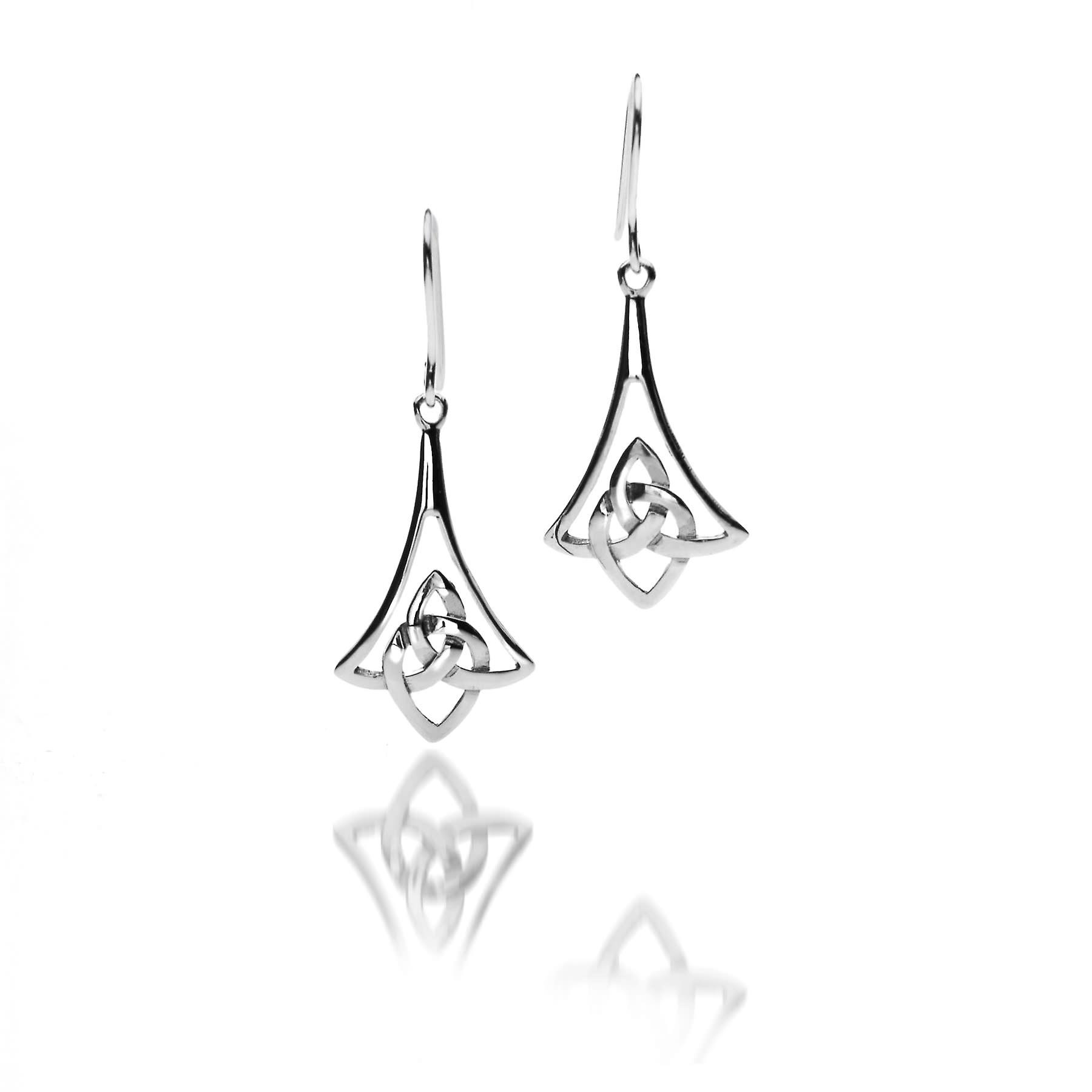 Sterling Silver Earrings - Celtic Bell