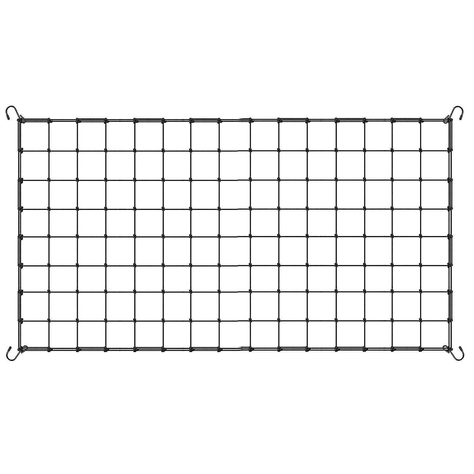 Grow Tent Trellis Netting with 4 Hooks Elastic Nylon Mesh Heavy Duty Support Growth Scrog Net Garden Netting Plant Support for Cucumbers Climbing