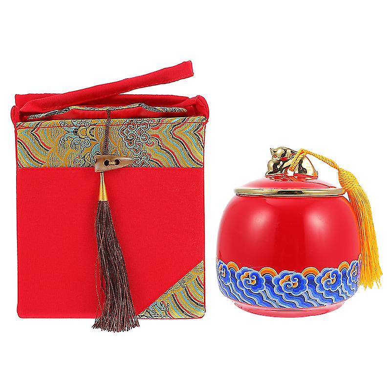 1pcs Ceramic Tea Tin