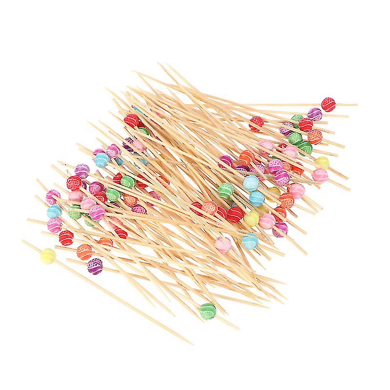 100pcs Fruit Picks For Party Carnival Banquet