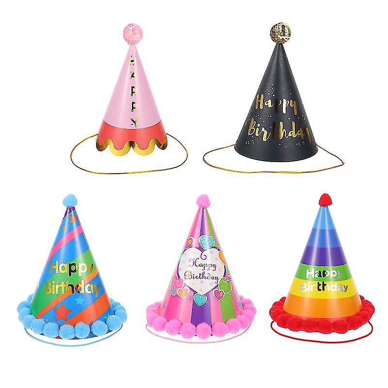 5pcs Birthday Party Hats