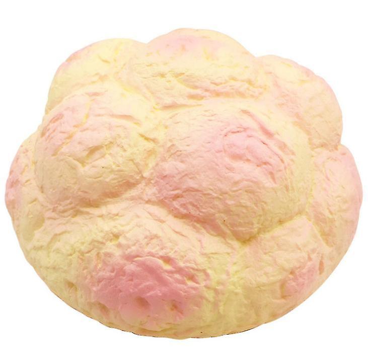 25 * 25 * 13Cmピンク特大パイナップルパンスクイーズスローリバウンド減圧ベントおもちゃ子供用、大人Az16515