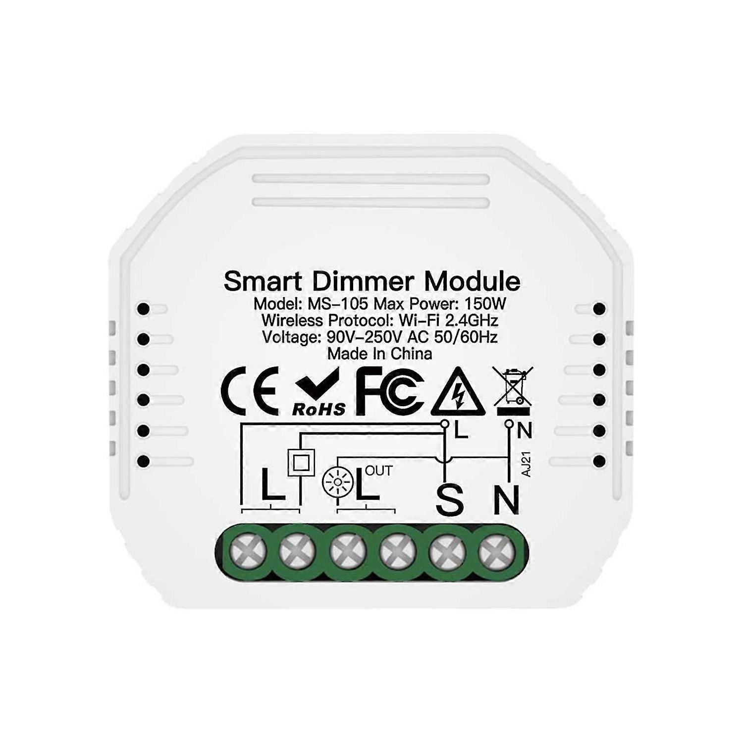 Dimmer Switch Module Remote Control Voice Command Control-Light Mini Wi-Fi Smart Light Dimmer Module