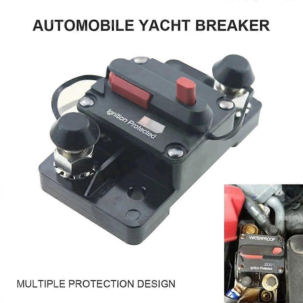 Circuit Breaker Fuse Reset 12V~48V Marine Circuit Breaker Automotive with Reset Surface~Mount for Trolling Boat Motor Battery FN9U9581
