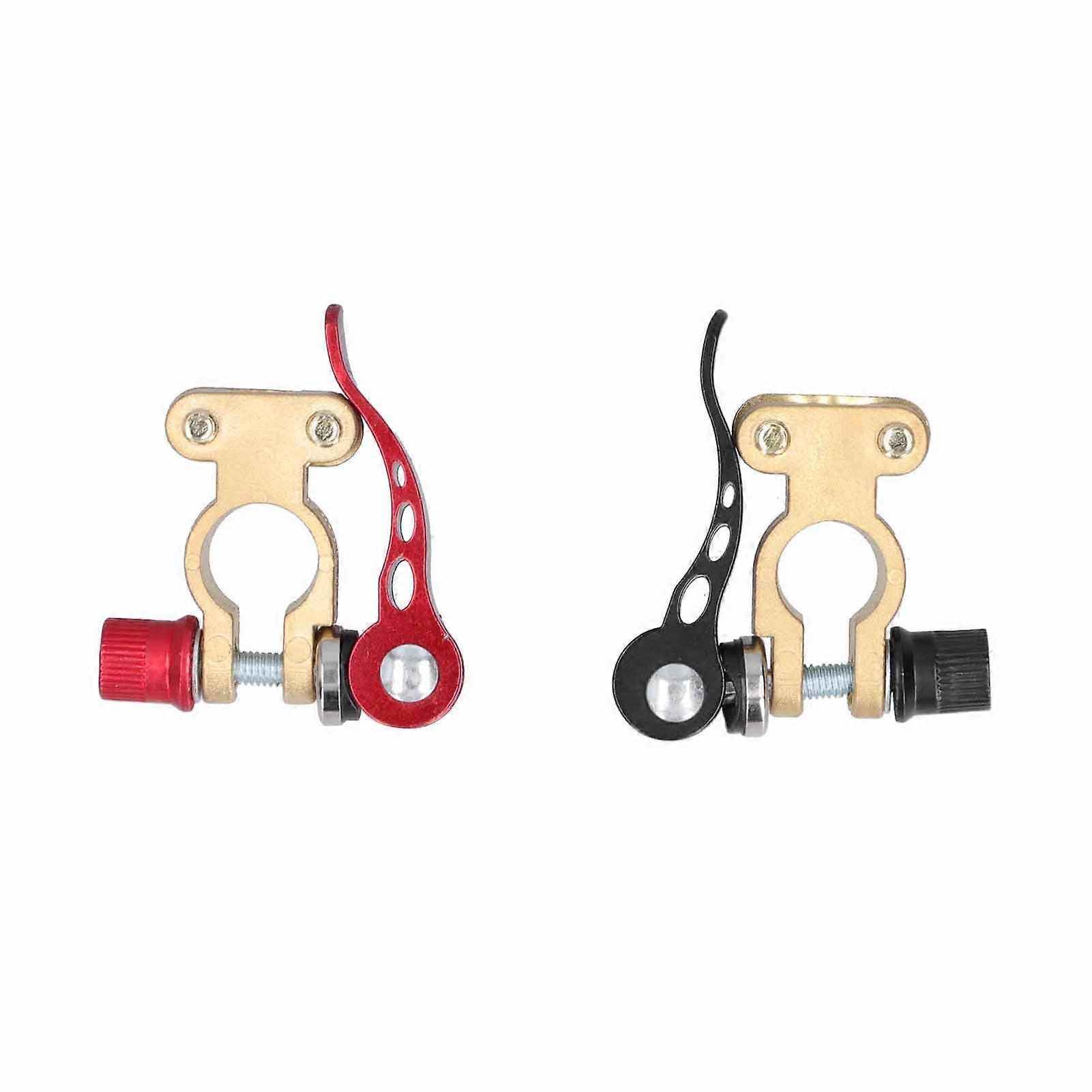 2pcs Battery Terminal Clamps Quick Disconnect Shut Off Connector for 12V 6V 24V Boat UTV Tractor E2U111