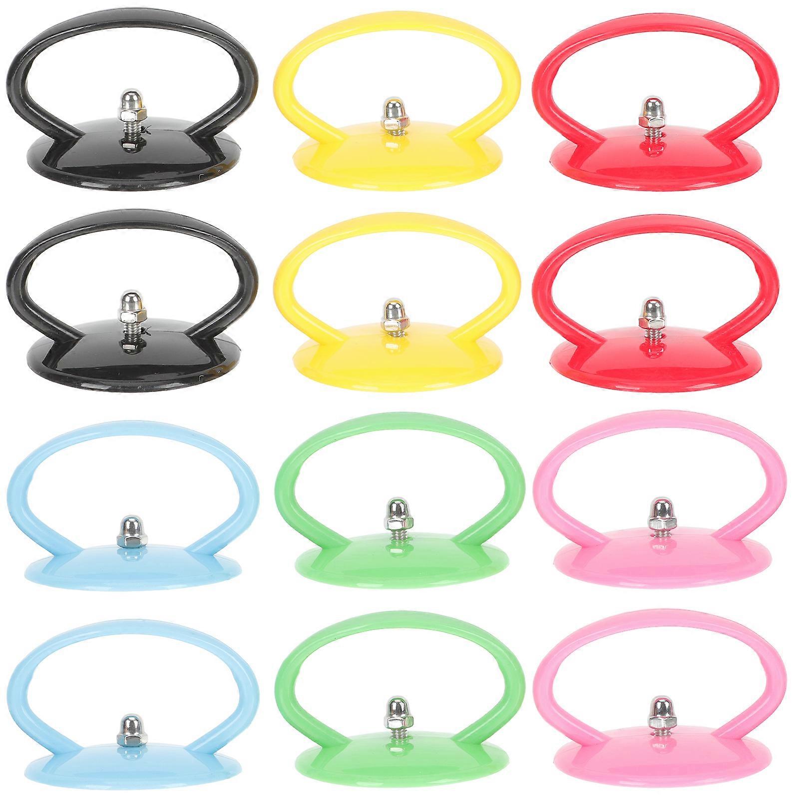 12pcs Color Lid Knobs Universal Pot Lid Holding Handles Pan Lid Knobs Kitchen Lid Replacements