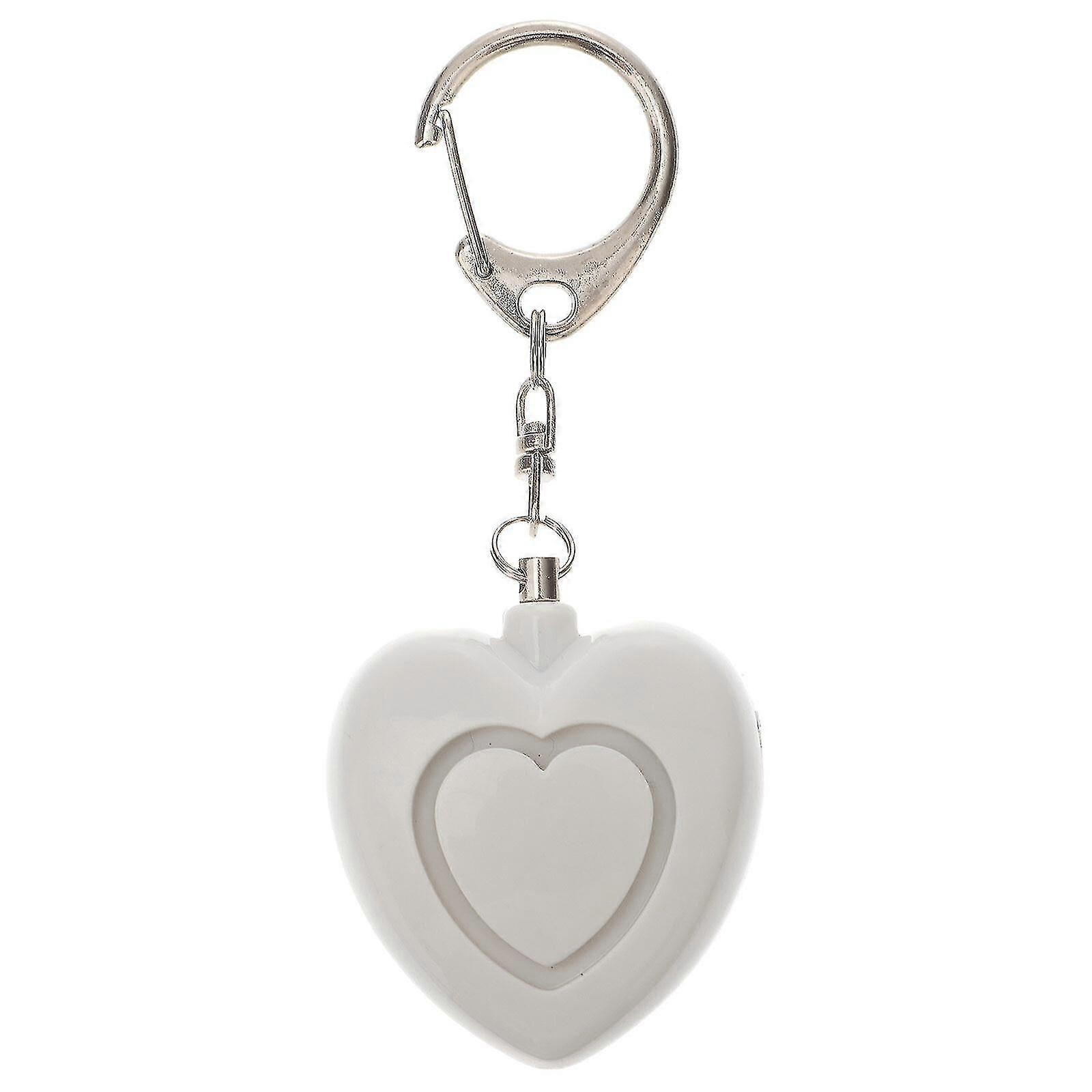 Safe Sound Personal Alarm Heart Shaped Personal Security Alarm Keychain With Lights