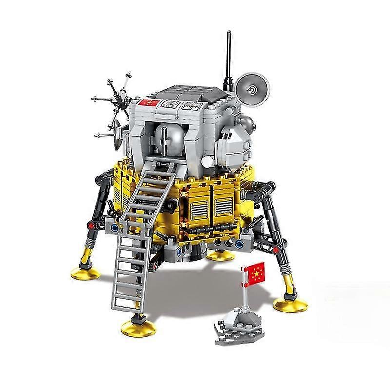 Jianghuo Tech Saturn V Rocket City Space Station Shuttle Launch Tower Spacecraft Building Blocks Bricks Artistic Toys