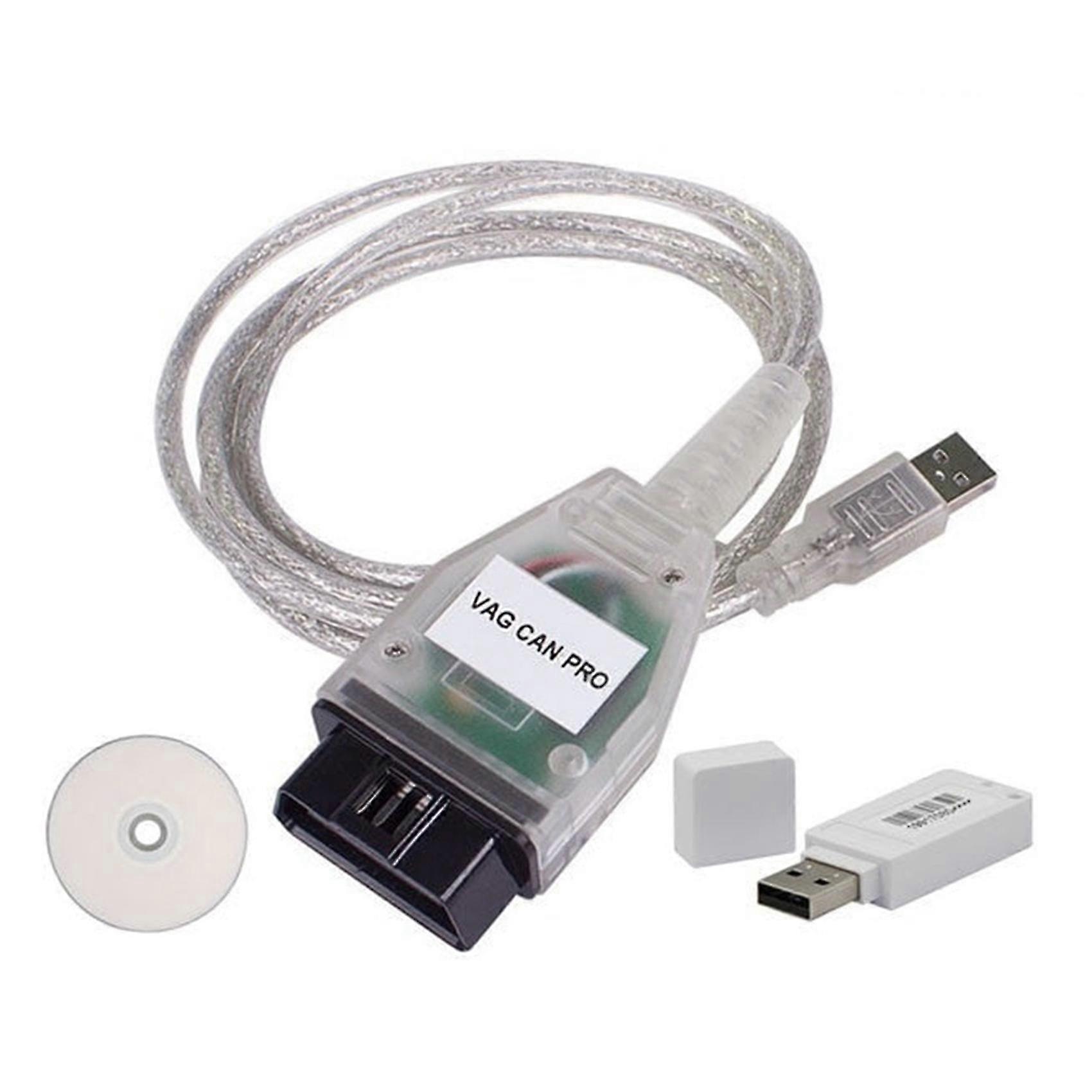 Scanner VCP professionnel SW 5.5.1 compatible avec l’outil de diagnostic CAN PRO CAN BUS+UDS+K-Line S.W Versio