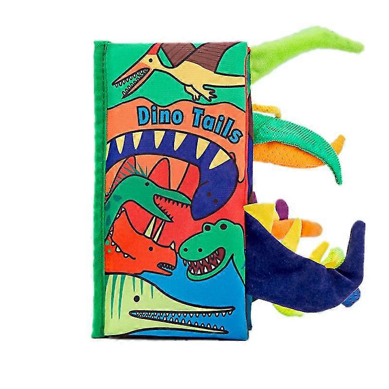 Baby Soft Cloth Dino Tails Book