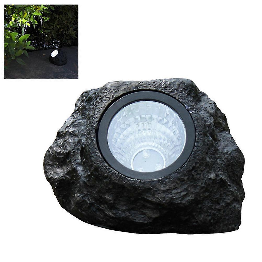 Waterproof Solar Powered LED Lawn Light Outdoor Simulation Stone Lamp
