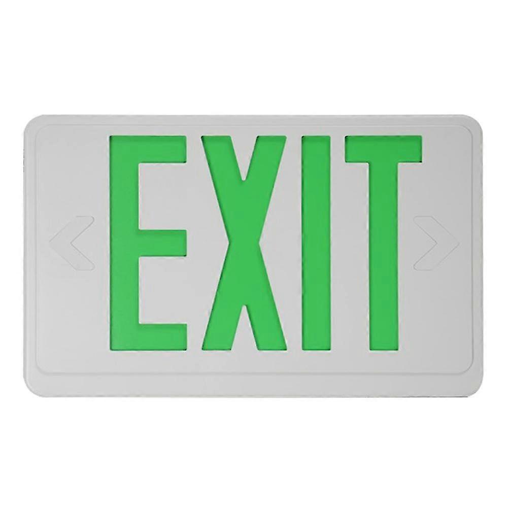 Lighting Letter Electric Emergency Lamp Compact Exit Sign With Battery Backup