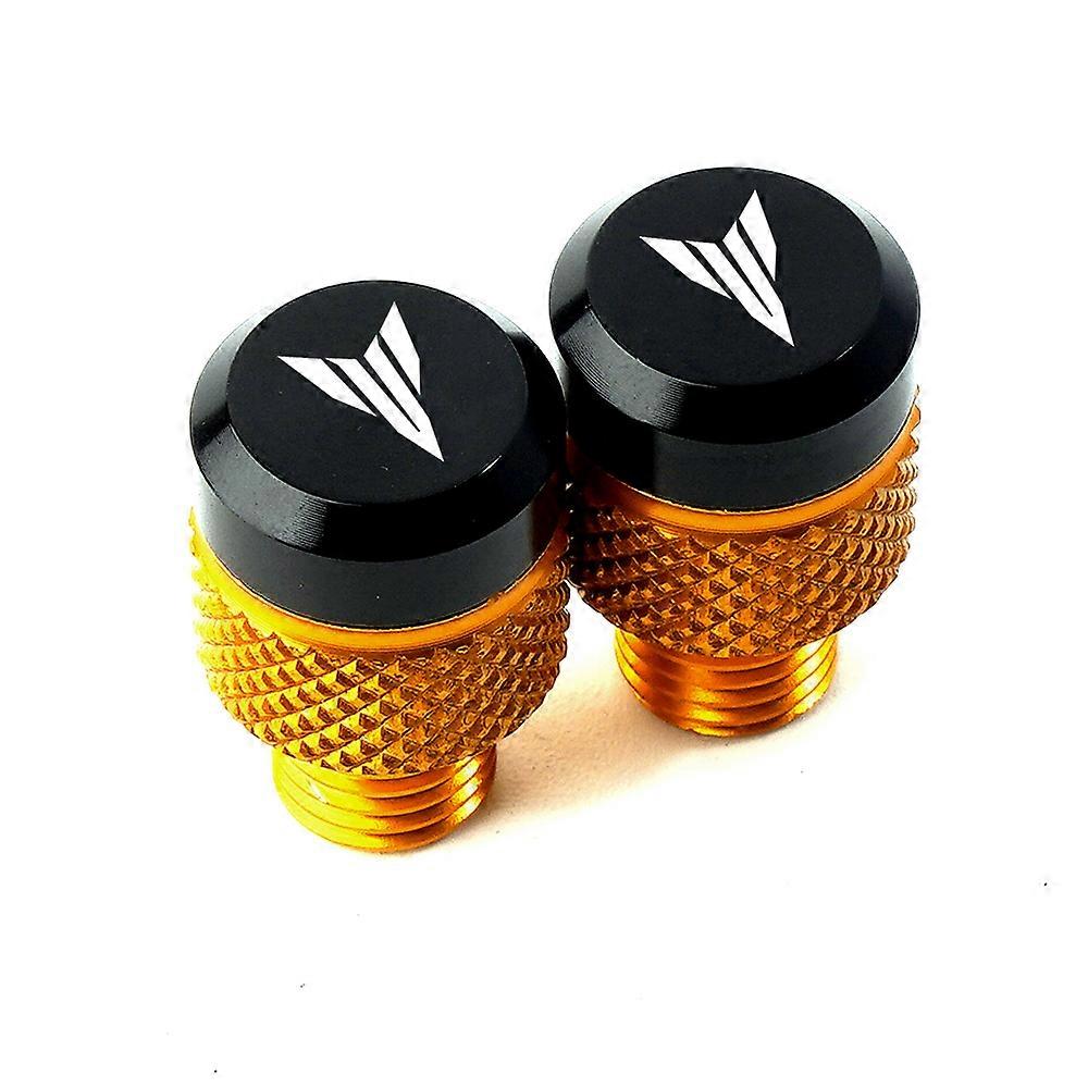 Mirror Hole Plugs For Yamaha MT-07 / FZ-07 (2014-2020) & Tracer 700 – Black Aluminum