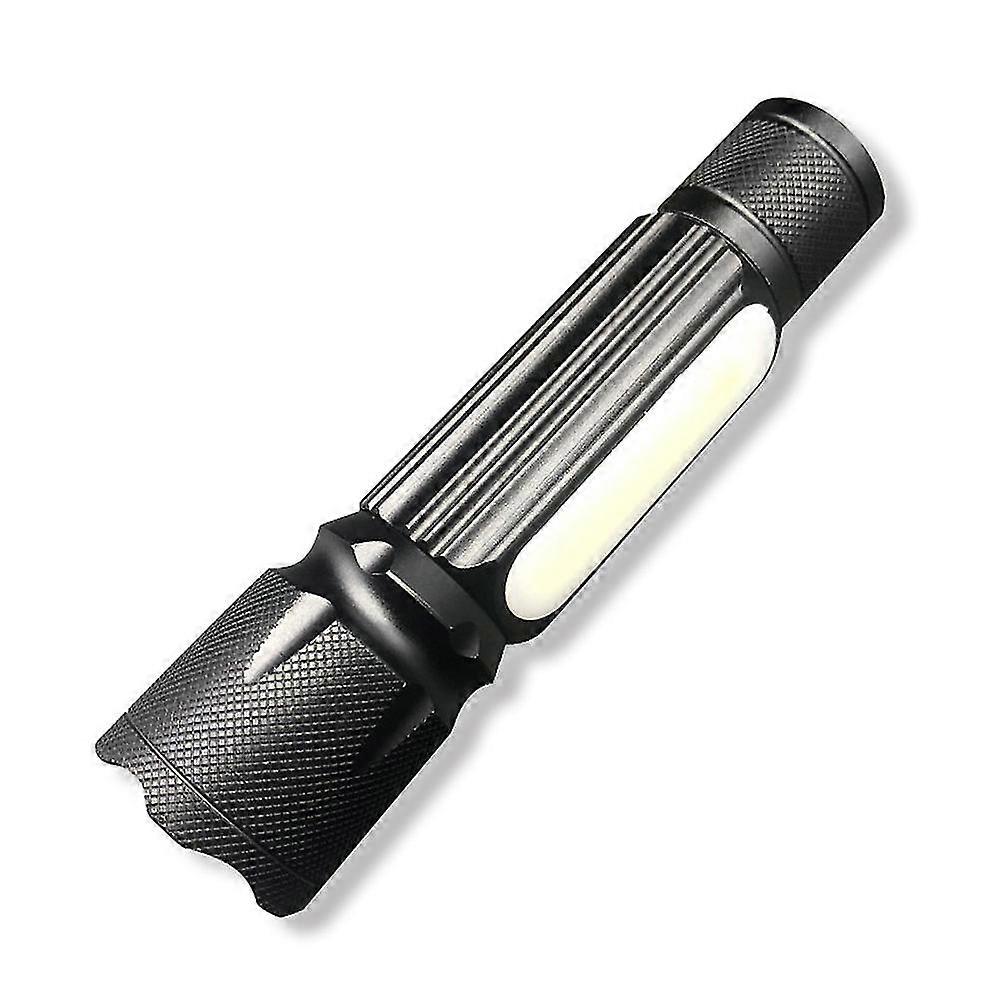 Led Flashlight Handheld Cob Side Light Magnetic Portable Rechargeable Flashlight