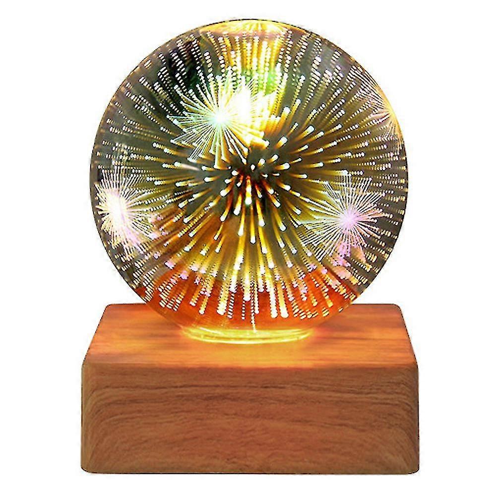 3d Earth Crystal Ball Lamp, Crystal Ball