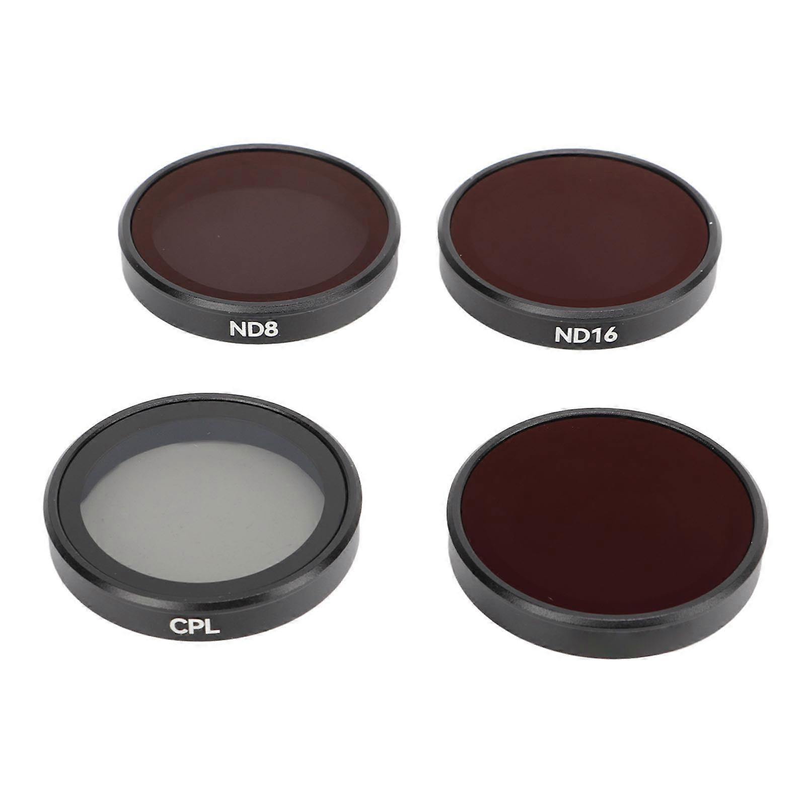 Action Camera Lens Filter Magnetic Optical Glass CPL ND8 ND16 ND32 Filter Set for DJI Osmo Action3