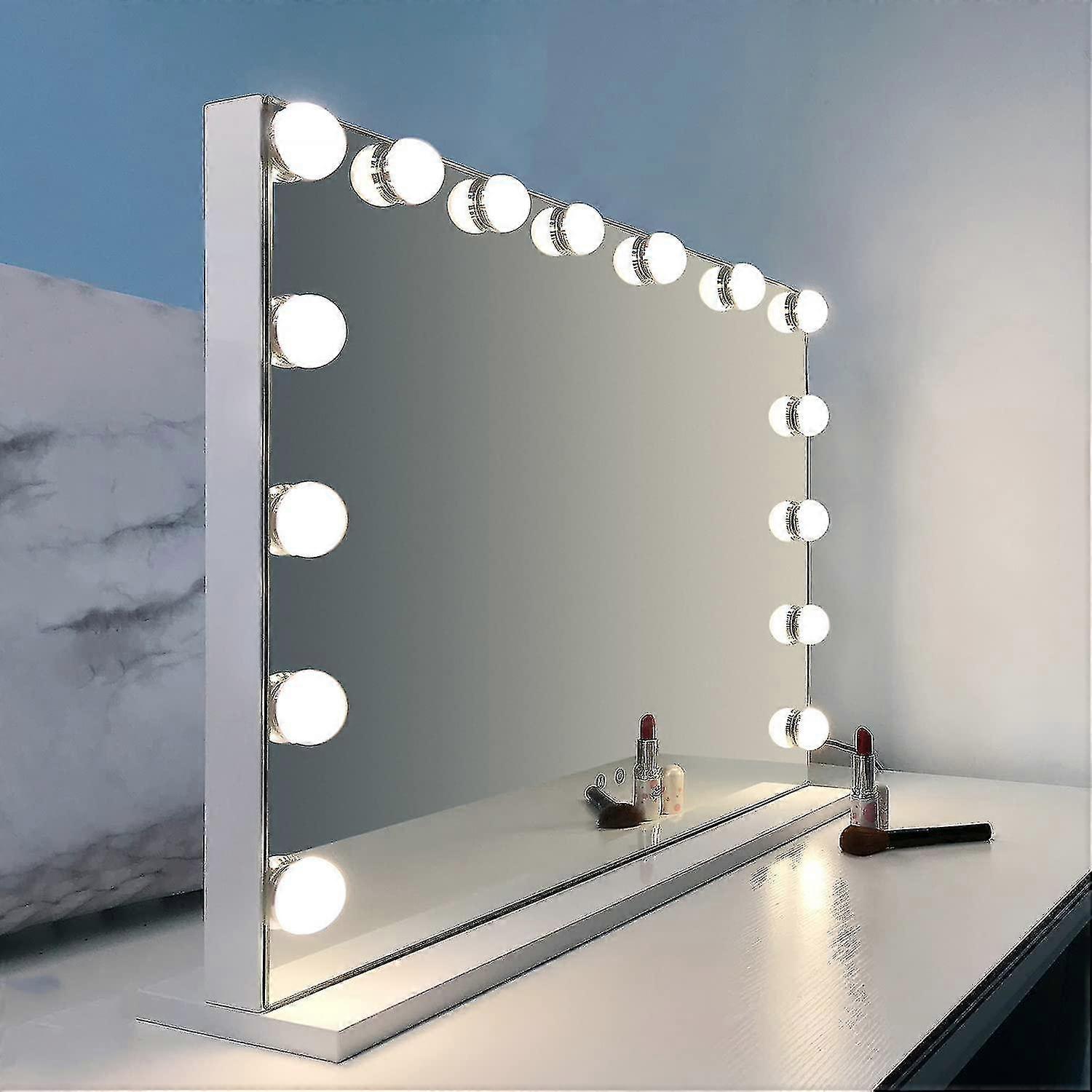 New Hollywood Vanity Mirror Light, Makeup Lighted Vanity Light 10 Bulbs 3 Lighting Modes(only Lights)