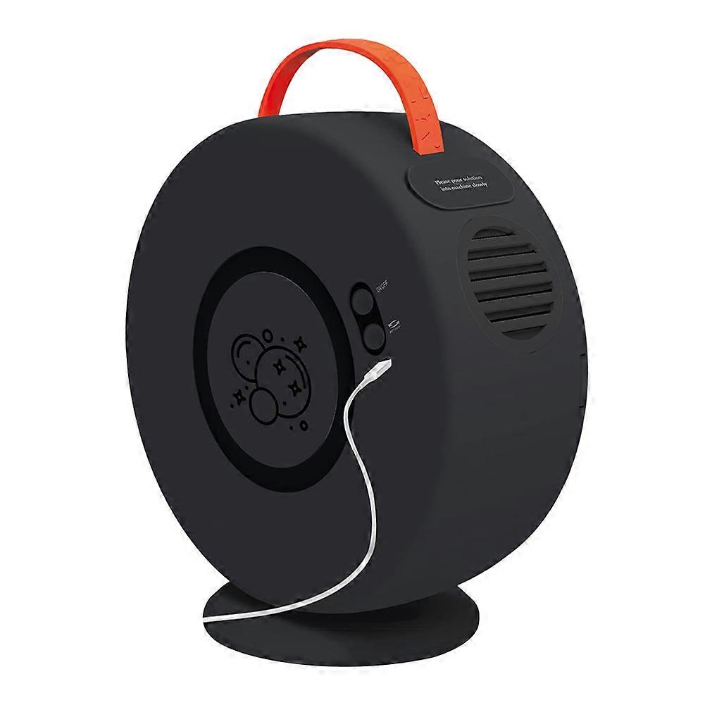 Automatic 360 Rotatable Bubble Machine Rechargeable Portable Bubble Maker Toy for Children Boys Girls