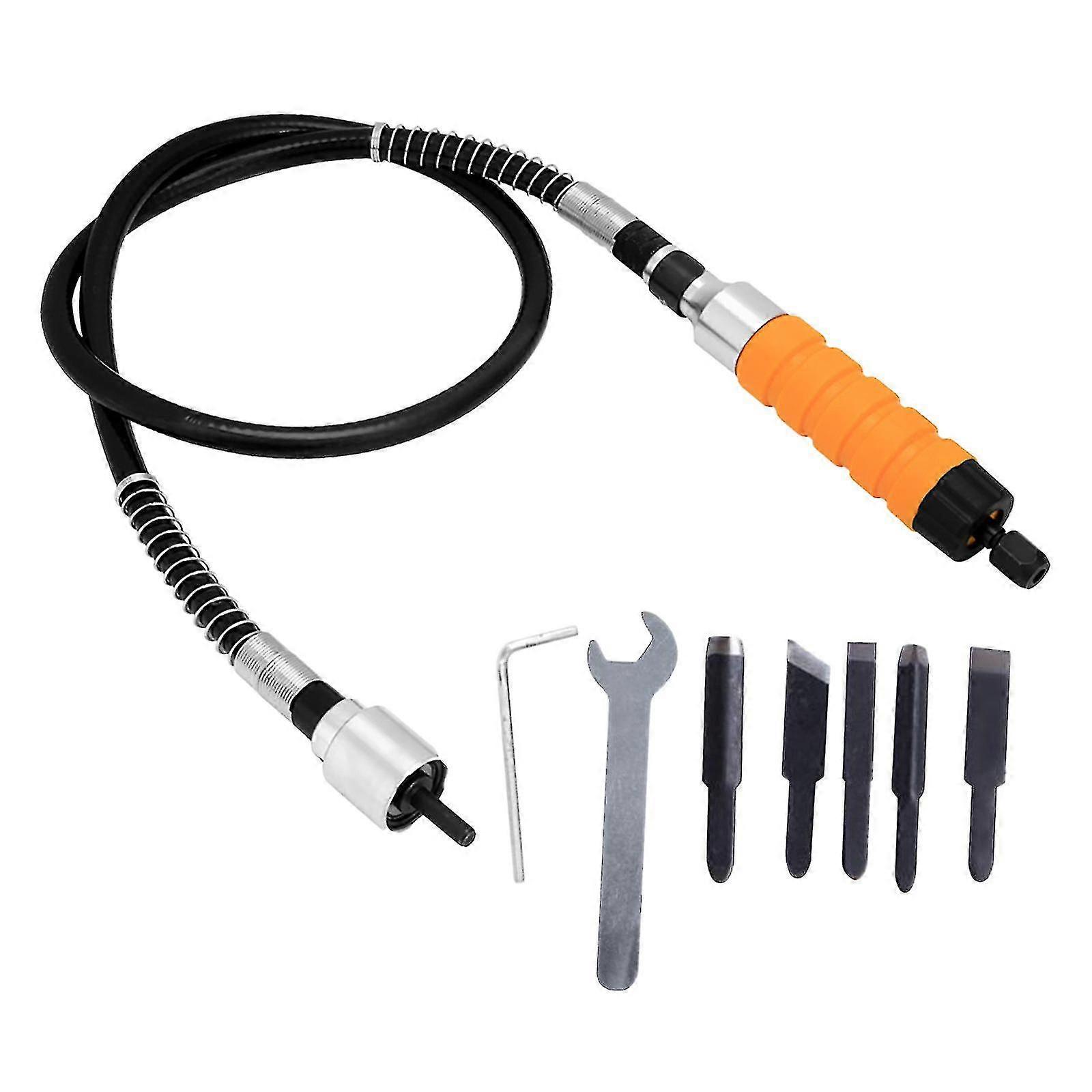 Electric Woodworking Carving Knife Tool Handle Soft Shaft Carving Chisel